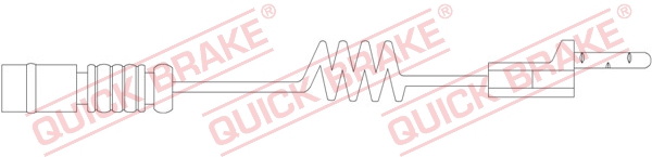 Czujnik zużycia klocka